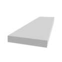 6-Inch X 1-Inch X 8-Foot Embossed Rot-Free PVC Trim Board